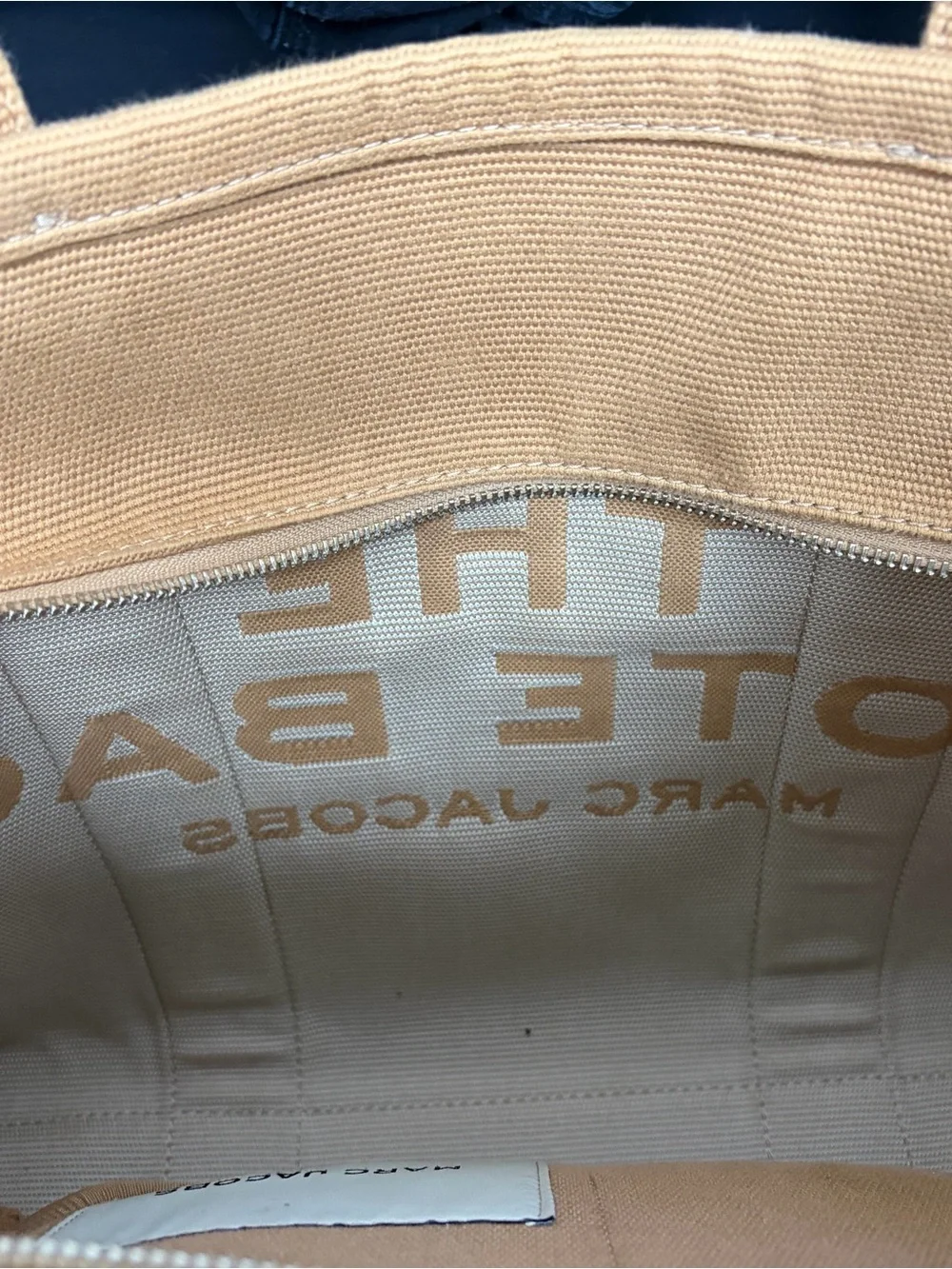 Marc Jacobs The Jacquard Large Tote in Camel